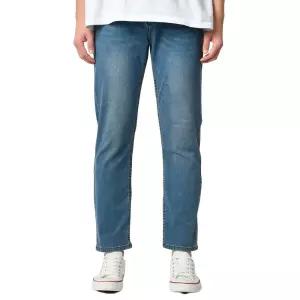남자 청바지 스판 일자핏 빅사이즈 워싱진 HC094