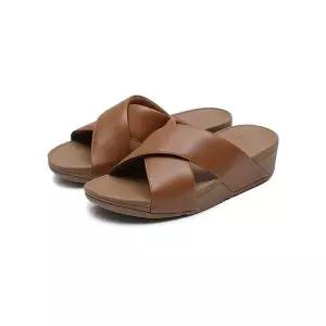 [핏플랍] 루루 크로스 슬라이드 라이트 탄 K04-592