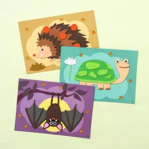 [오피스스쿨] 민화샵 KC인증 EVA 스티커 놀이 12장 세트 (3종택1) DIY 만들기재료 유아만들기 색칠공부 미술재료 양면도안 스티커꾸미기