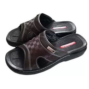 킴스 남성 슬리퍼 (브라운) (택1)/가죽슬리퍼/화장실/학교/미끄럼/방지/남자/사무실/거실/실내화/중학교