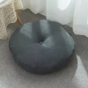 [비투비월드]폭신빵빵 원형 쿠션방석(55cm) (챠콜)