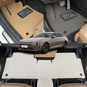K8 스퀘어 가죽 카매트 바닥 트렁크 매트 국내 맞춤 제작
