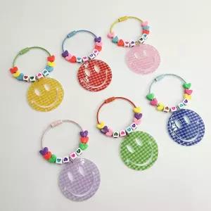 빅스마일 하트비즈 키링 만들기 1인용 만들기세트 DIY 비즈키링 만들기 이니셜 핸드폰 자동차