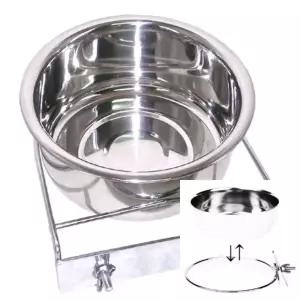 믿고사는잡화점 애견 철장걸이 스텐식기48온스 강아지그릇 고양이밥그릇