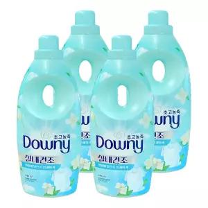 다우니 초고농축 섬유유연제 엑스퍼트 실내건조 1L x4개