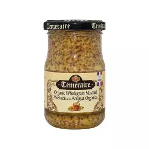 테메레 오가닉 홀그레인 머스타드 200g/홀그래인 머스터드 씨겨자 겨자 식당 업소용 스테이크 소스 드레싱
