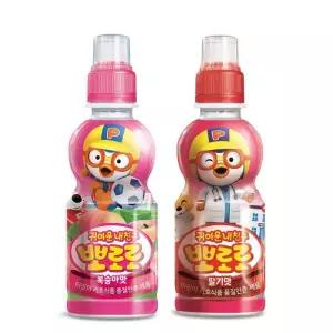 뽀로로 음료수 복숭아맛12개 딸기맛12개 235ml 24개