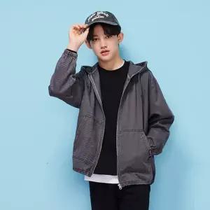 [에꼴리에] 남자 봄이월 카치온 데님 후드점퍼(25C5101)