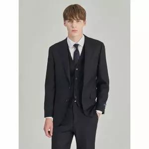 [로가디스] [COUTURE] REDA 울 솔리드 레귤러 핏 수트 재킷 - 네이비 (RX5701RP1R)