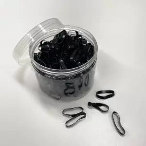 굵은 머리 고무줄 300개입/머리끈 기본 세트 다용도 데일리 식당 아이 헤어 밴드 유아 헤어끈 고무끈