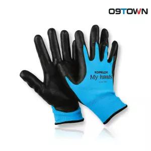 코메론 MHB-20 마이핸즈 NBR 장갑 블루 중 스마트터치