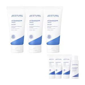 [본사직영]에스트라 아토베리어365 크림 80ML 3개+크림30ml 2개+로션 30ml+에센스 25ml