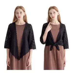 할리마리 블랙 레이스 볼레로835172