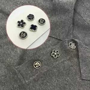 믹스 매너 브로치 블랙 매너브로치 세트 단추 5종 자-WFGTG6O