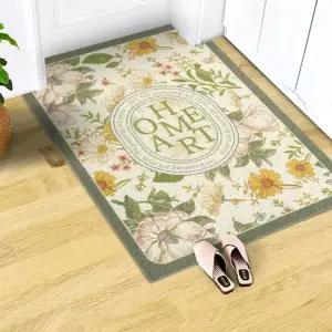 홈아트 포인트 패턴 코일매트 현관 발코니 바닥발매트 M 80x120