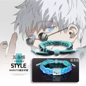 2차원 주술회전 고죠사토루 이타도리 노바라 팔찌 애니메이션 홀로그램 게토 우정팔찌 패션 굿즈 메구미 극