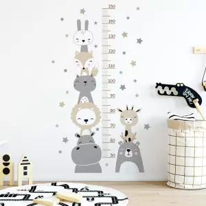 키재기 벽 스티커 아기방 데코 포인트 아이방 키즈룸