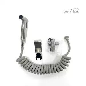 대림바스 스텐 화장실청소건 스프링호스 3m 세트 DL-P4069