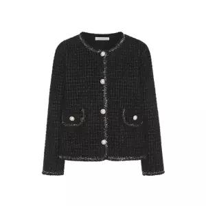 [예시카] 메탈 트위드 자켓 가디건 YJ9KC046