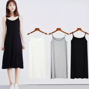 ONM 끈나시 슬리브 원피스 데일리 편한 마실룩 면