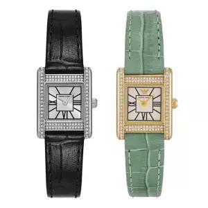 엠포리오 아르마니 제니 여성 가죽시계