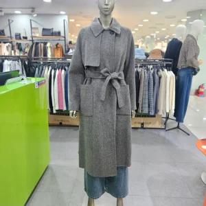 시슬리/애플아울렛/메리 헤링본 트렌치형 롱 코트 SACTF3561