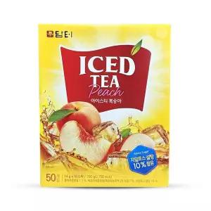 담터 아이스티 복숭아 홍차 분말 14g 50T 스틱/음료/파우치/주스/가루/가정 사무실 카페 간편 자일로스