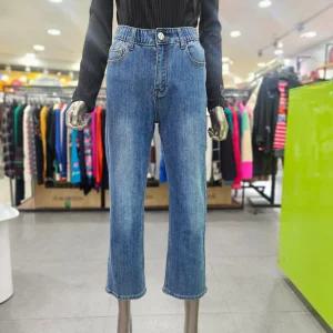 베네통/애플아울렛/슬림 일자 밴딩 데님 팬츠 BADP21441