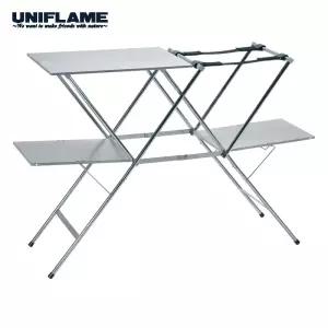 유니프레임 키친 테이블 스탠드 3 캠핑용 접이식 주방 야외 스탠드 611715