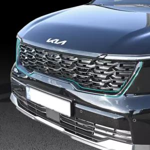 쏘렌토 MQ4 페이스리프트 가니쉬 용품 몰딩 그릴 커버 차량 튜닝 자동차