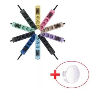 국산 현대 멀티탭 고용량 5구 5M 오브제 4000W 누전차단 에어컨 히터 멀티 콘센트