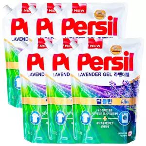 헨켈 퍼실 딥클린 라벤더젤 2.1L x 6개 드럼 일반 겸용