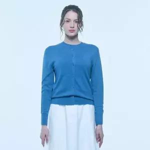 [UNIT](센텀시티점)캐시미어 블렌디드 비키 가디건 (ZFKKCA10AN-BLUE)