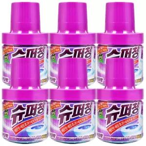 산도깨비 슈퍼청 화장실 변기세정제 병타입 라벤더향 180g x 6개