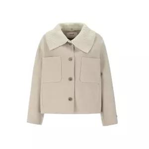 [롯데백화점]SOUP 니트 칼라 핸드메이드 코트 SBAJK35