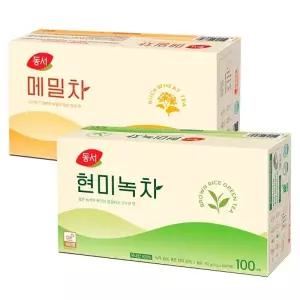 동서 현미녹차 100T+메밀차100T