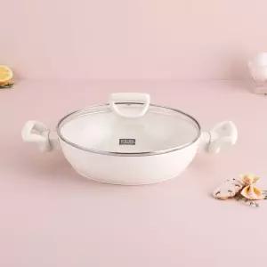 키친플라워 꾸테 세라믹 인덕션 전골냄비 24cm