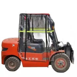 지게차 덮개 방풍 방수 비닐 지붕 커버 포크레인 미니굴삭기