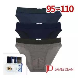 제임스딘 아웃밴드 남성 삼각팬티3매입세트 JHMPV001 95-110920324
