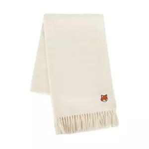 [메종키츠네] 26SS 폭스헤드 울 머플러 페이퍼 PM06201WB0044 P205