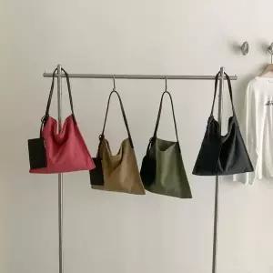 호정샵 여성 숄더백 4컬러 데일리 빅사이즈 캔버스가방 에코백 자석형