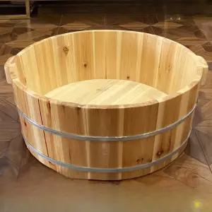 편백나무 욕조 료칸 히노끼탕 편백 양동이 사우나