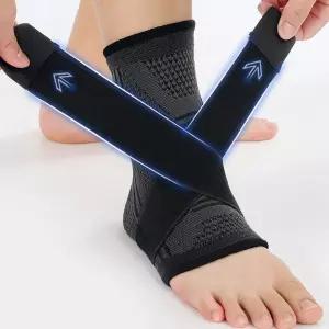 발목보호대 니트형 이중압박 스트랩 밴드 지지대 등산 러닝 아킬레스건 인대 모션핏