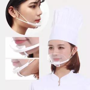 투명 위생 마스크 100개 식당용마스크 주방마스크 식당 연구실 실험실 공업용 학교 위생마스크