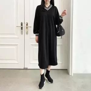 빅사이즈 510 심플요꼬루즈면원피스 DNOP859