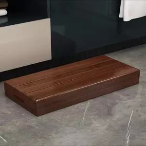 나무계단 원목 침대발판 세탁기 사무실 보조 주방 스툴 단단한 1단 쇼다