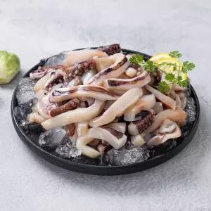 손질 오징어 슬라이스 2kg (1kgx2팩)