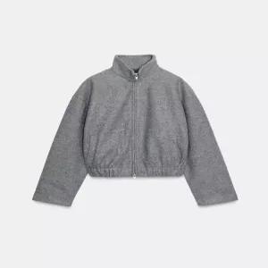 자라 소프트 하이넥 봄버 자켓 5063 869