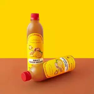 믿고먹는 안동농협 하이진저 ZERO 레몬생강청 500ml x 2병