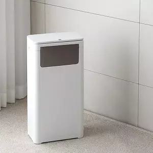 사각 휴지통 주방 사무실 쓰레기통 원터치 25L